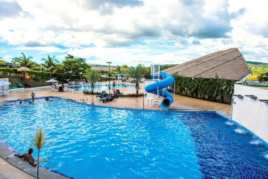 Enseada Nautico, Tranquilo Apart Hotel Em Caldas Novas! ภายนอก รูปภาพ