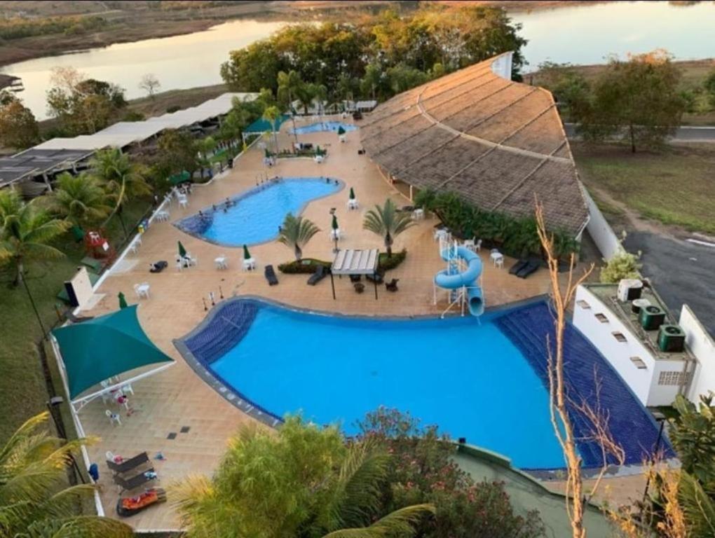 Enseada Nautico, Tranquilo Apart Hotel Em Caldas Novas! ภายนอก รูปภาพ